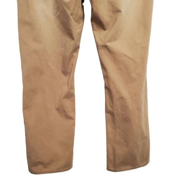 Polo Ralph Lauren Mens Size 38/30 Pants Classic Straight 650 Chino Khaki Tan - Picture 6 of 13